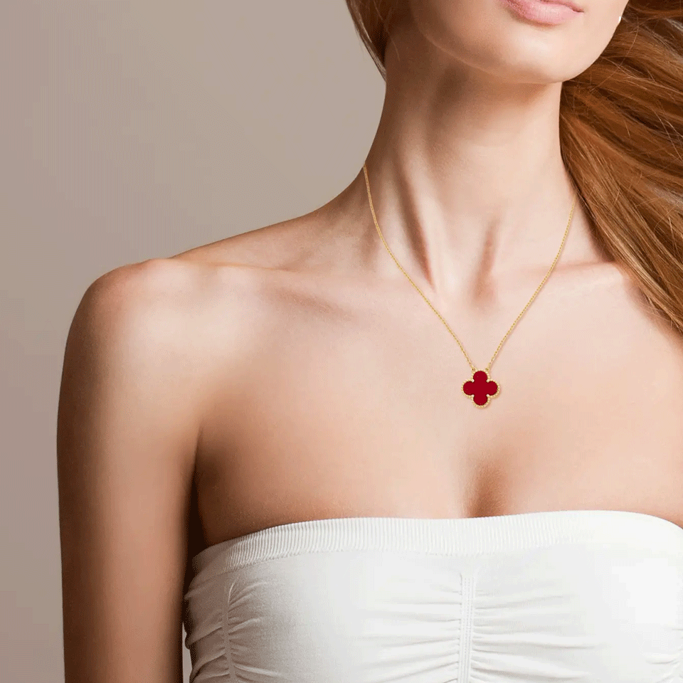 Collier chic - trèfle design – Image 7