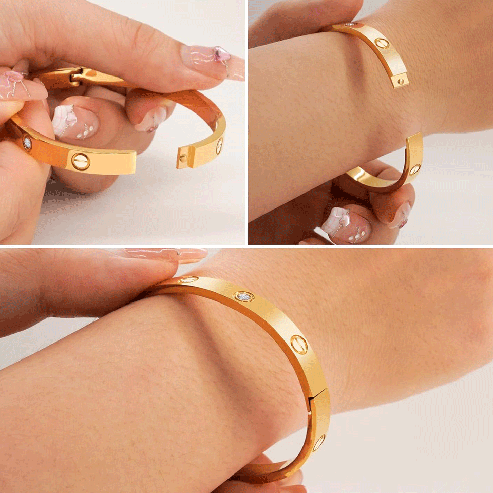 Set de 3 bracelets tendance - love design – Image 6