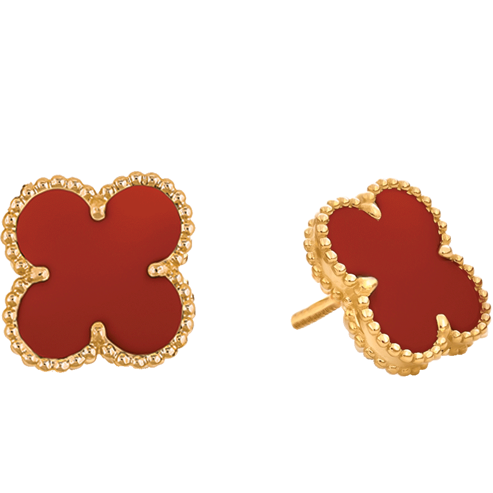 Boucle d'oreille chic - trèfle design – Image 5