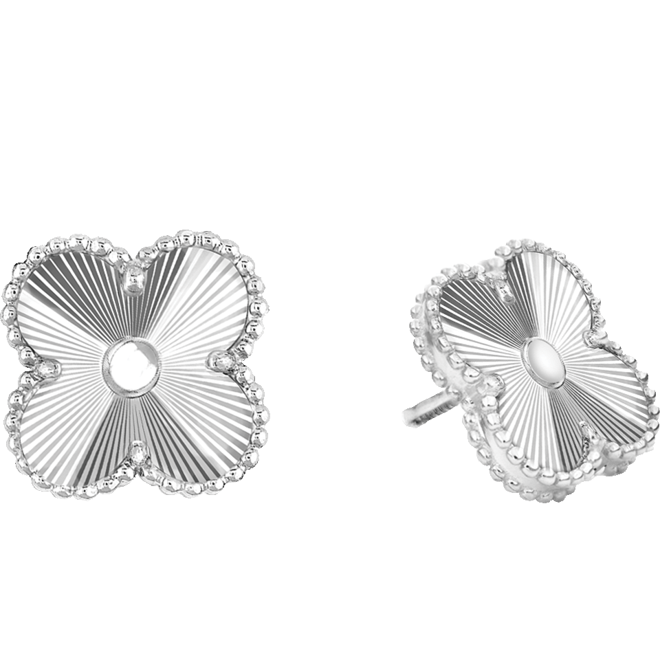 Boucle d'oreille chic - trèfle design – Image 4