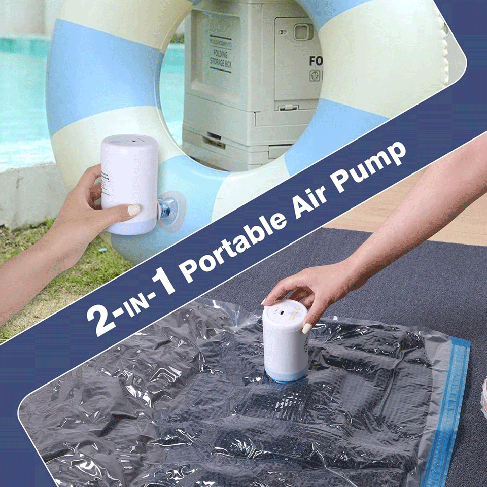 Sac à dos multifonctions avec pompe de compression (compatible Easyjet - 45cm) – Image 2