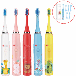 Brosse à dents électrique sonique sans fil pour enfants