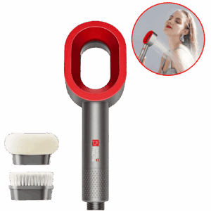 Pommeau de douche magnétique 3en1 (Soin purifiant, brosse nettoyante, brosse relaxante)